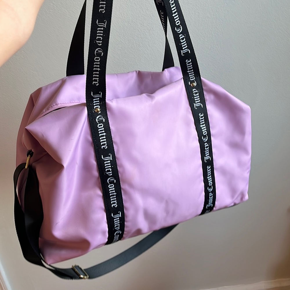 Juicy Couture pink gym bag